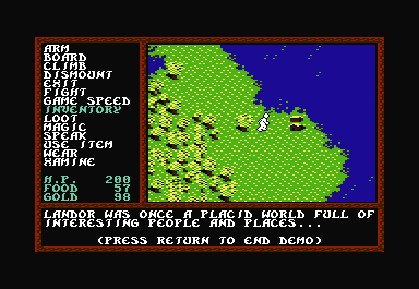 Questron II screenshot 4 for Commodore 64